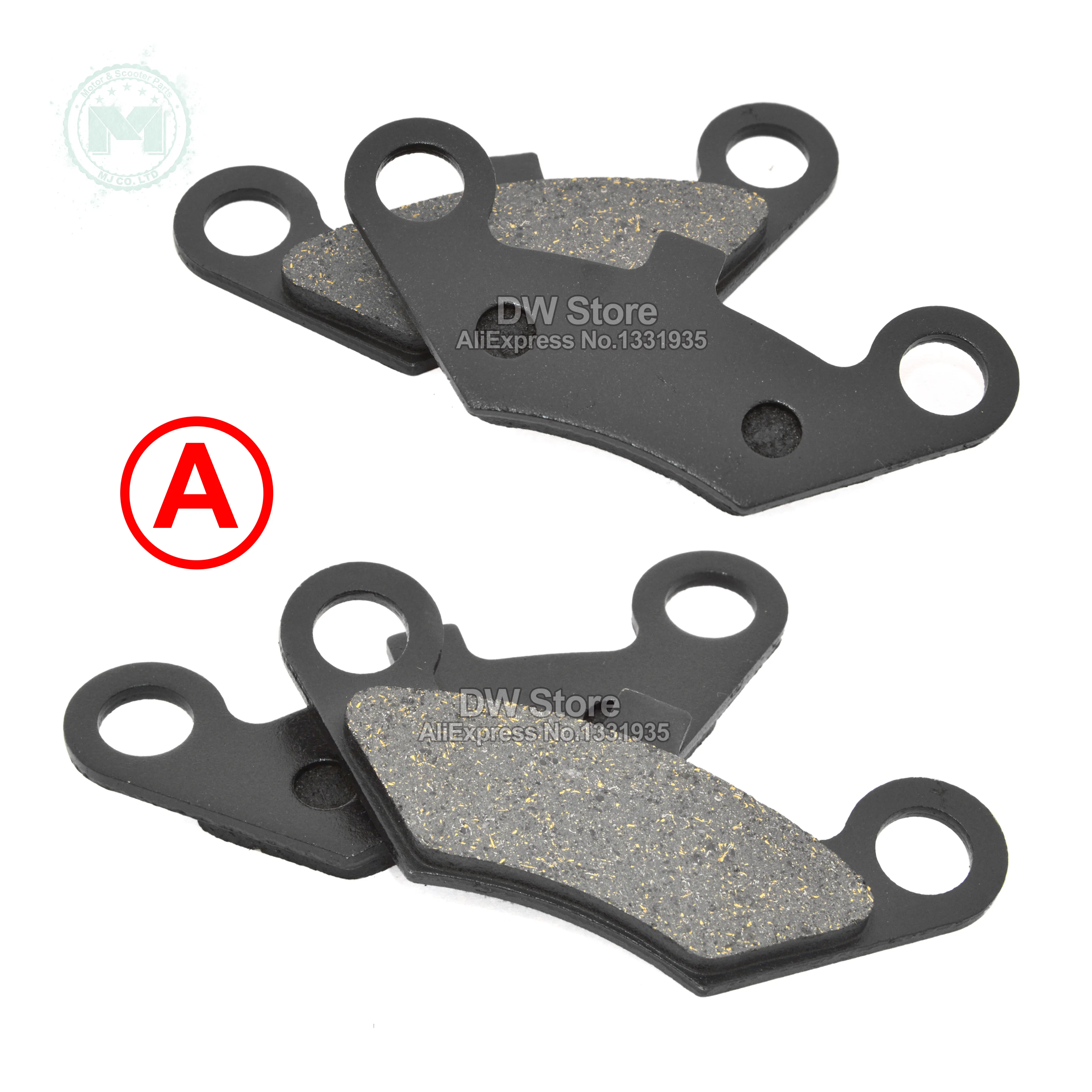 4pcs Semi metallic non asbestos Front Brake Pad for CF Moto CF 500 500CC 600 600CC X5 X6 X8 U5 ATV UTV