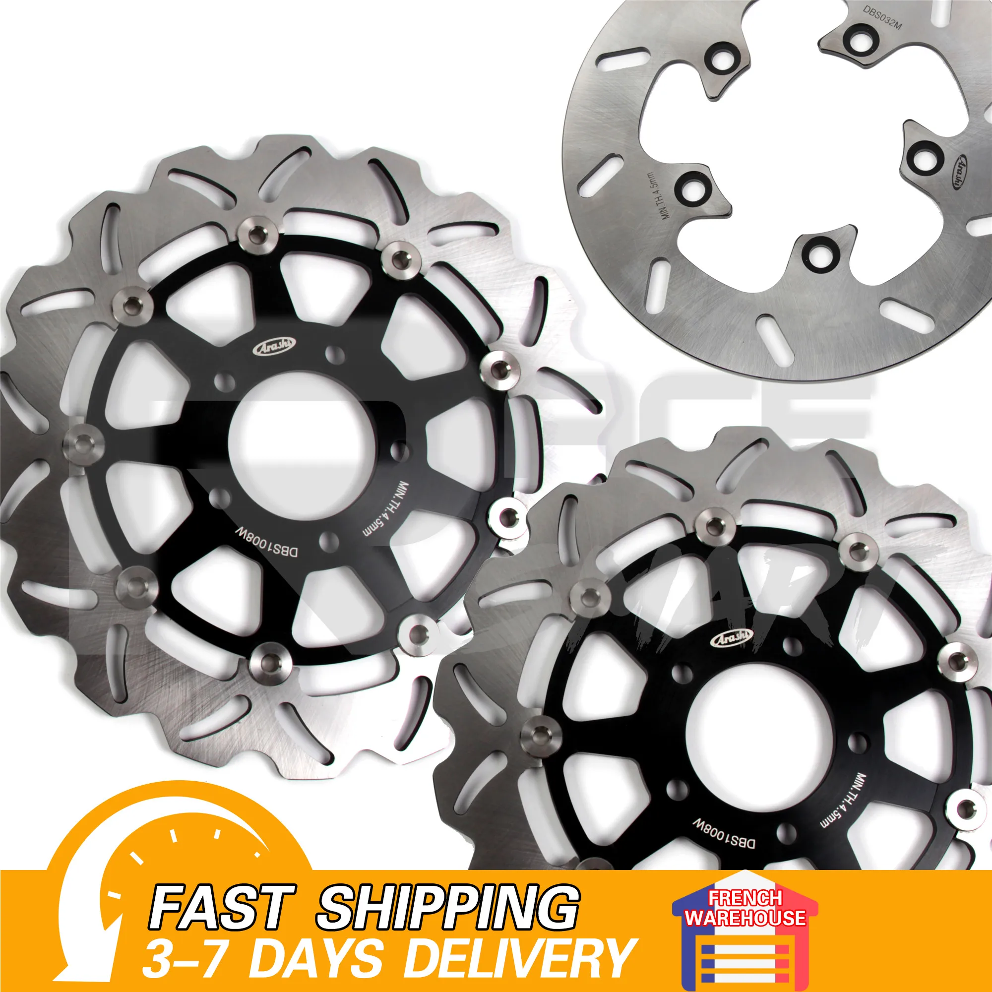 GSX-R 600 750 04-05 Motorcycle CNC Floating Front Rear Brake Disc Disk Rotors For SUZUKI GSXR600 GSXR750 GSXR 2004-2005 GSX-R