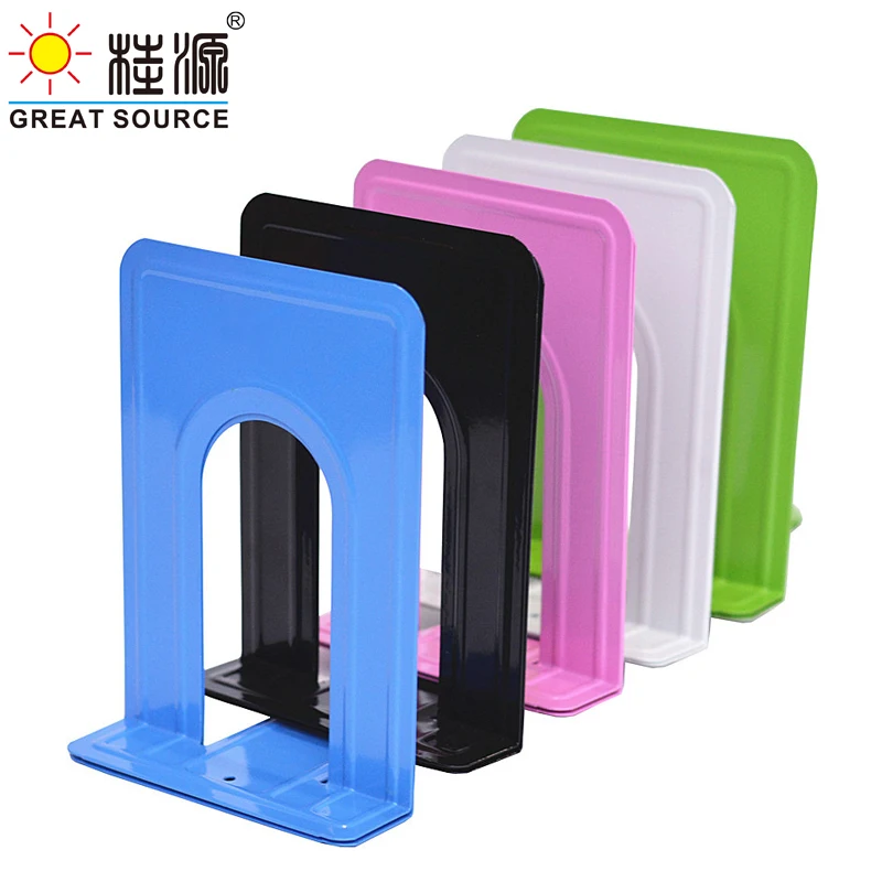 MQQ Color Metal Bookend Magazine Organizer Metalic Lacquer Bookend Bookend