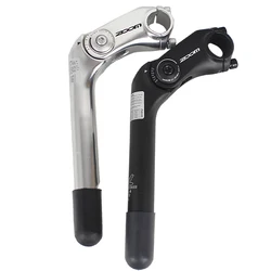 Zoom Bicycle Handlebar Stand Pipe 25.4mm Traveling Bicycle Gooseneck Adjustable Aluminum Alloy Handlebar Bike Stem