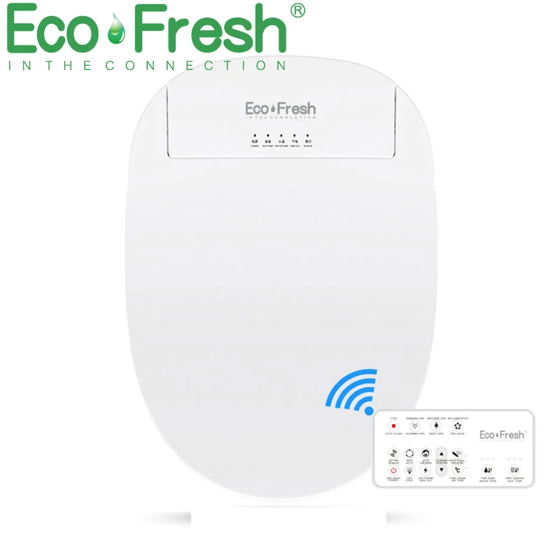 

EcoFresh Smart toilet seat Electric Bidet cover intelligent bidet heat clean dry Massage care for child woman the old