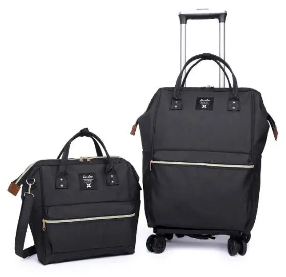 Women Luggage Backpack Bag Wheeled bag Rolling Luggage Bags Travel Trolley Backpack Bag for Women Trolley Suitcase wheeled Bags