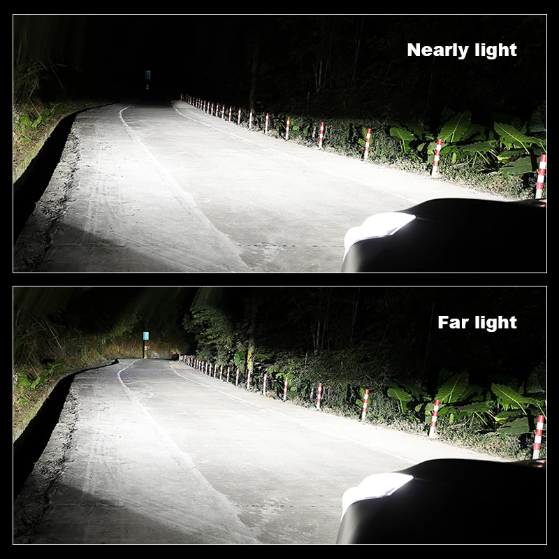EURS Car Headlight H4 Projector Lens LED Lamp Canbus Mini Lens Auto Light Bulbs 90W/pair Fog Lights H4 9003 HB2 Hi/Lo Beam  Y6