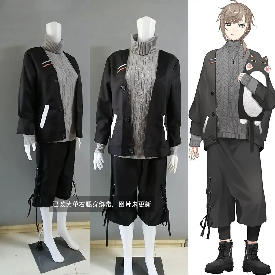 

COSLEE Hololive Nijisanji Vtuber Kanae Kuzuha Uniform Cosplay Costume Halloween Carnival Party Outfit Women Men NEW