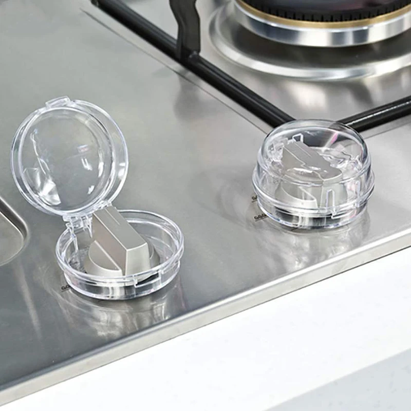 Stove Knob Cover Protector Transparent Controls Protector For Oven Control Knobs Stove Top Stove Child Lock Protection