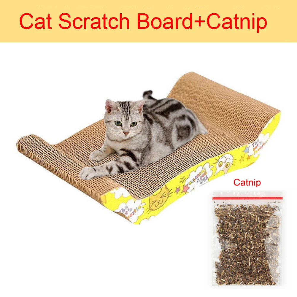 Cat Scratcher Toy Funny Cat US Hot Sale Sofa Design Cat Scratching Corrugated Board Easy Clean Toy Scratcher Bed Pad For Pet Cat