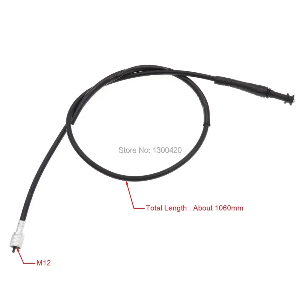 Drum Brake Mileage Meter Kilometer Cable Line for GY6 125 Motorcycle Scooter Dirt Pit Bike