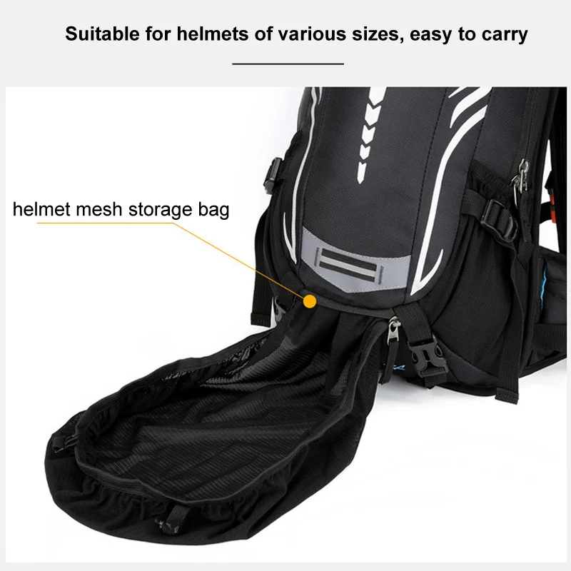 NEW 18L Sport Cycling Run Water Bag Storage Hydration Pocket Backpack Ultralight Hiking Bike Riding Pack Bladder Knapsack XA27TQ