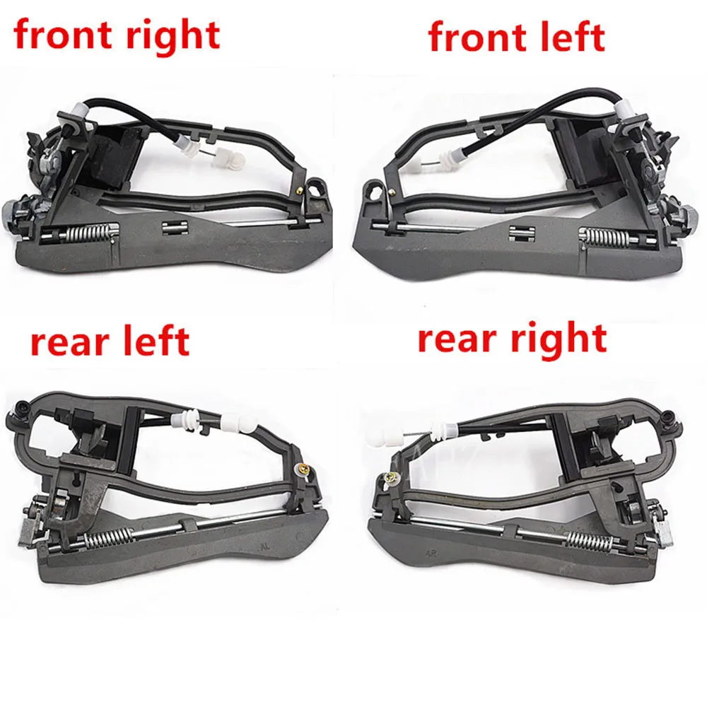 Front Left Right Exterior Door Handle Carrier For BMW X5 E53 2000 2001 2002 2003 2004 2005 2006 2007 51218243615 51218243616