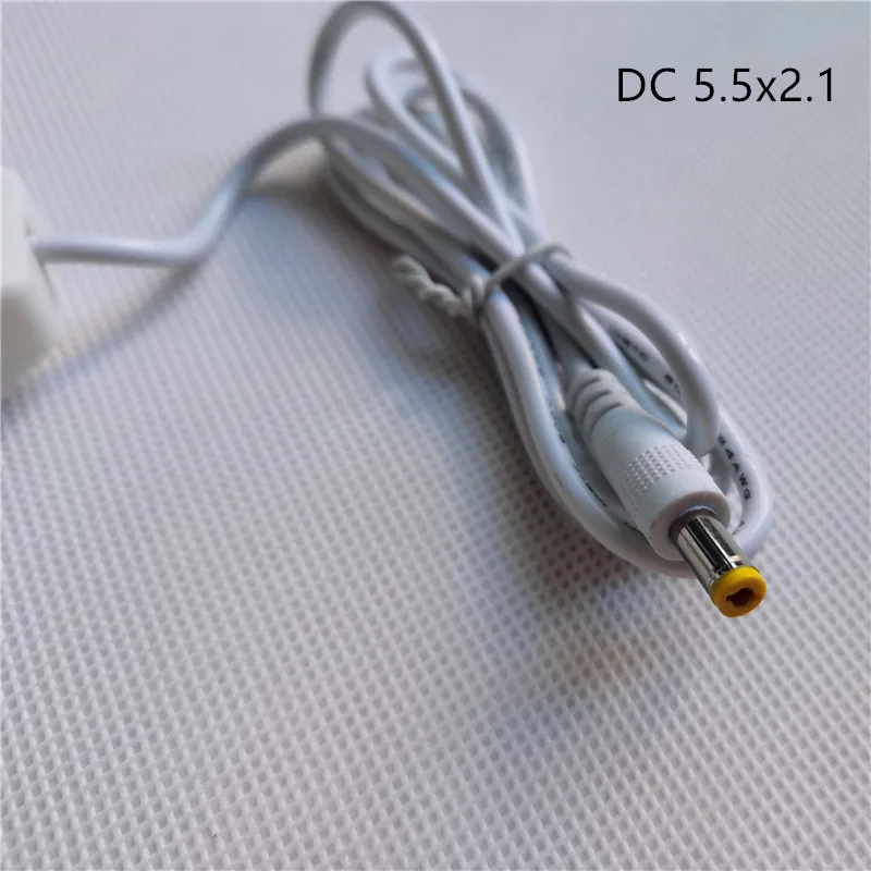 Imagem -03 - Led Dimmer Switch Cabo Stepless Escurecimento Núcleo Controlador Branco dc Plug Adaptador de Fio de Alimentação da ue dc 5v 12v