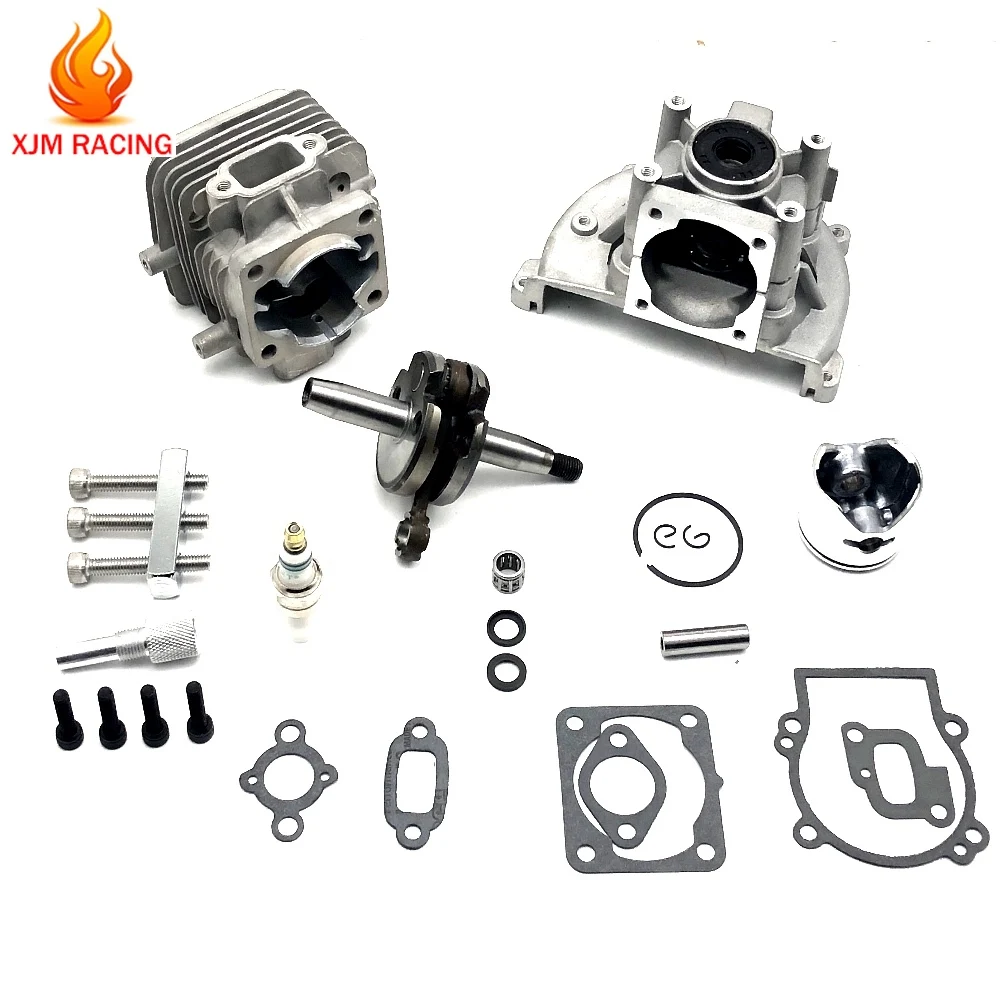 Engine Parts 30.5cc Upgrade Cylinde Kit Four Bolt Head for 1/5 HPI ROVAN KM BAJA LOSI 5IVE T RC CAR PARTS