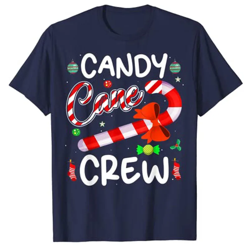 Candy-Cane-Crew Funny Christmas Candy Lover X-mas T-Shirt