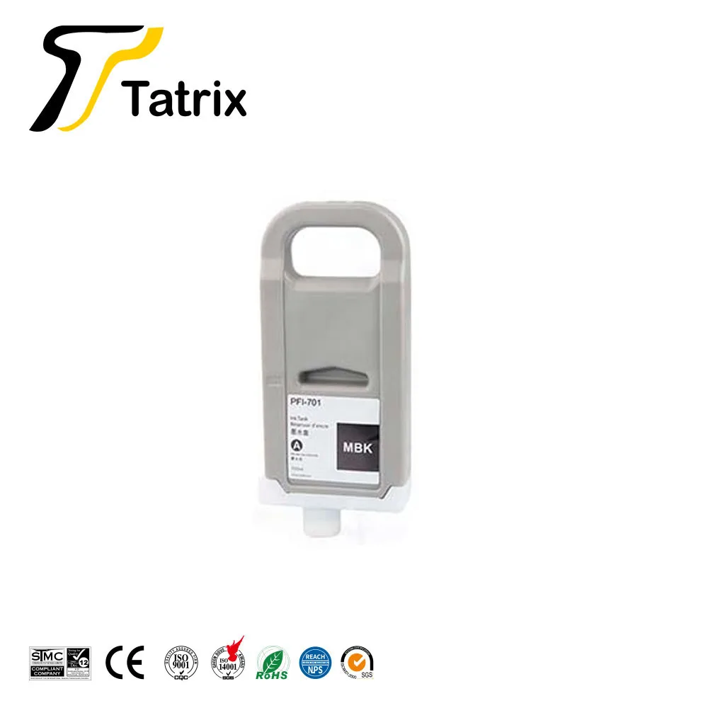 Imagem -03 - Tatrix Pfi701 Pfi701 Pfi 701 Premium Cor Compatível Cartucho de Tinta para Canon Ipf8000 9000 8100 9100 8110 9110 Impressora