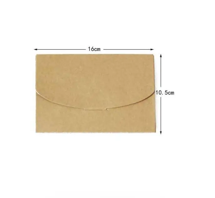 10pcs/lot new Vintage Kraft Paper DIY Multifunction Envelope Postcard bag Package box students diy tools packaging box wholesale