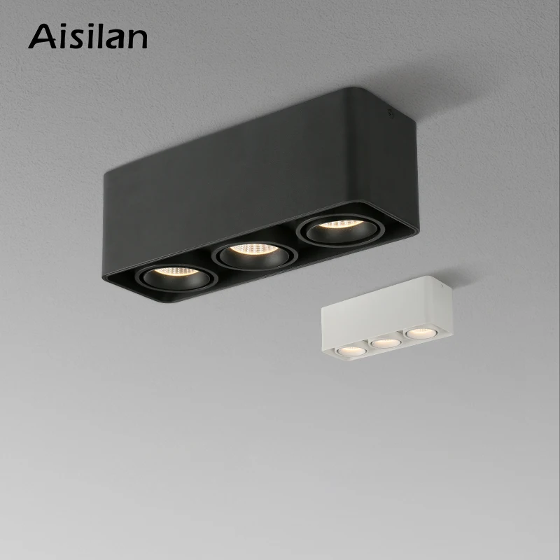 Aisilan de luces de techo abajo luz Anti-glare parpadeo libre moderno punto de iluminación de luz de la superficie de dormitorio lámparas de habitación focos de techo lámparas de techo Luz interior