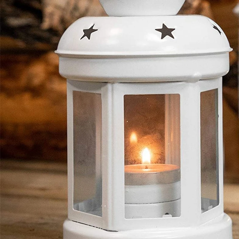 Logam Antik Menggantung Lentera Lilin, Pemegang Tealight, Candlestick untuk Pernikahan, Rumah, Hadiah Pesta Ulang Tahun