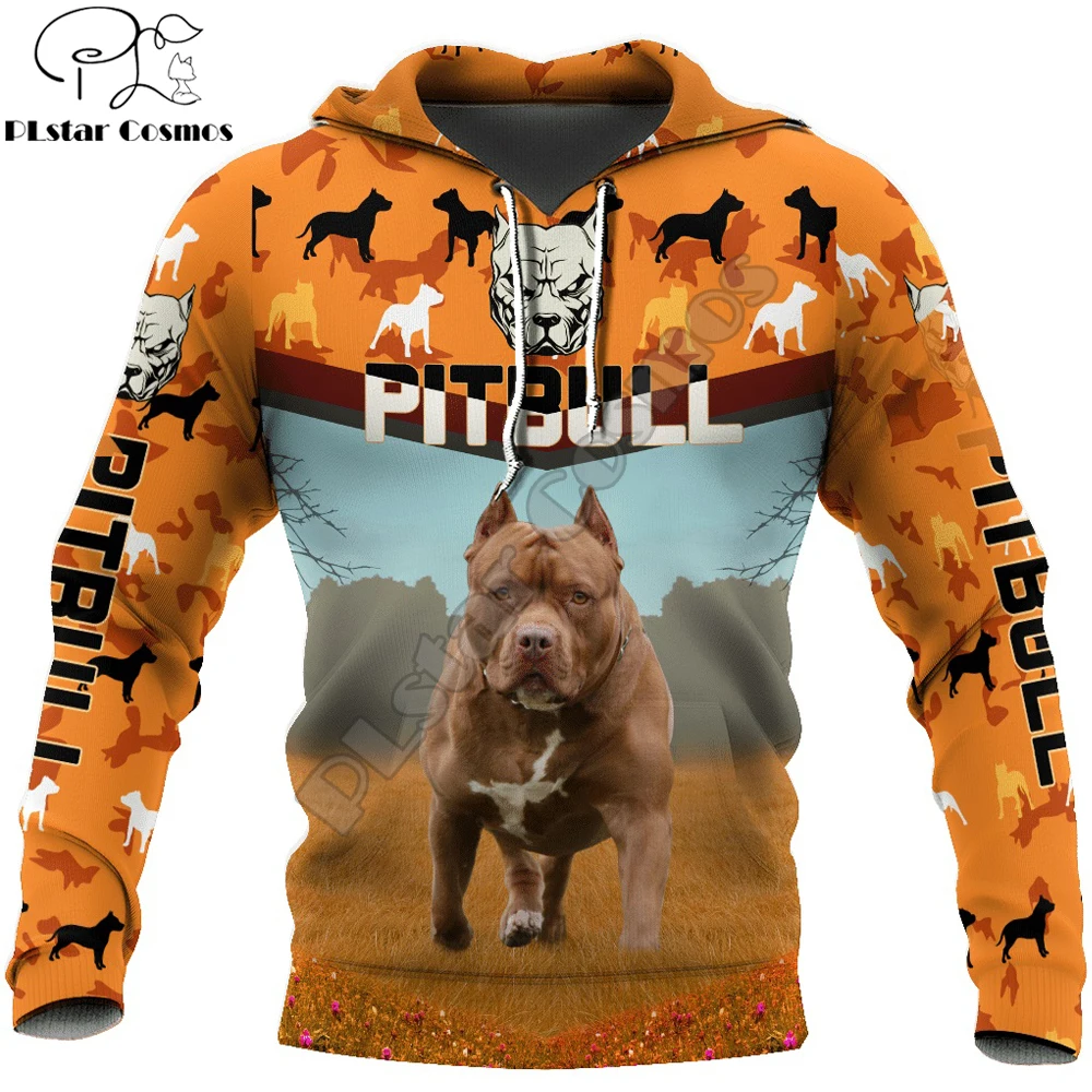 

Animal Love Pitbull Dog 3D All Over Printed Mens autumn Hoodies Harajuku Unisex Casual Pullover Streetwear Tracksuits DK241