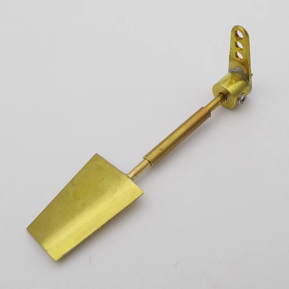 1PC RC Boat Rudder Copper Submerged Steering Rudder Servo Arm for RC Boat Marine 1/200 1/350 Battleship Frigate Model