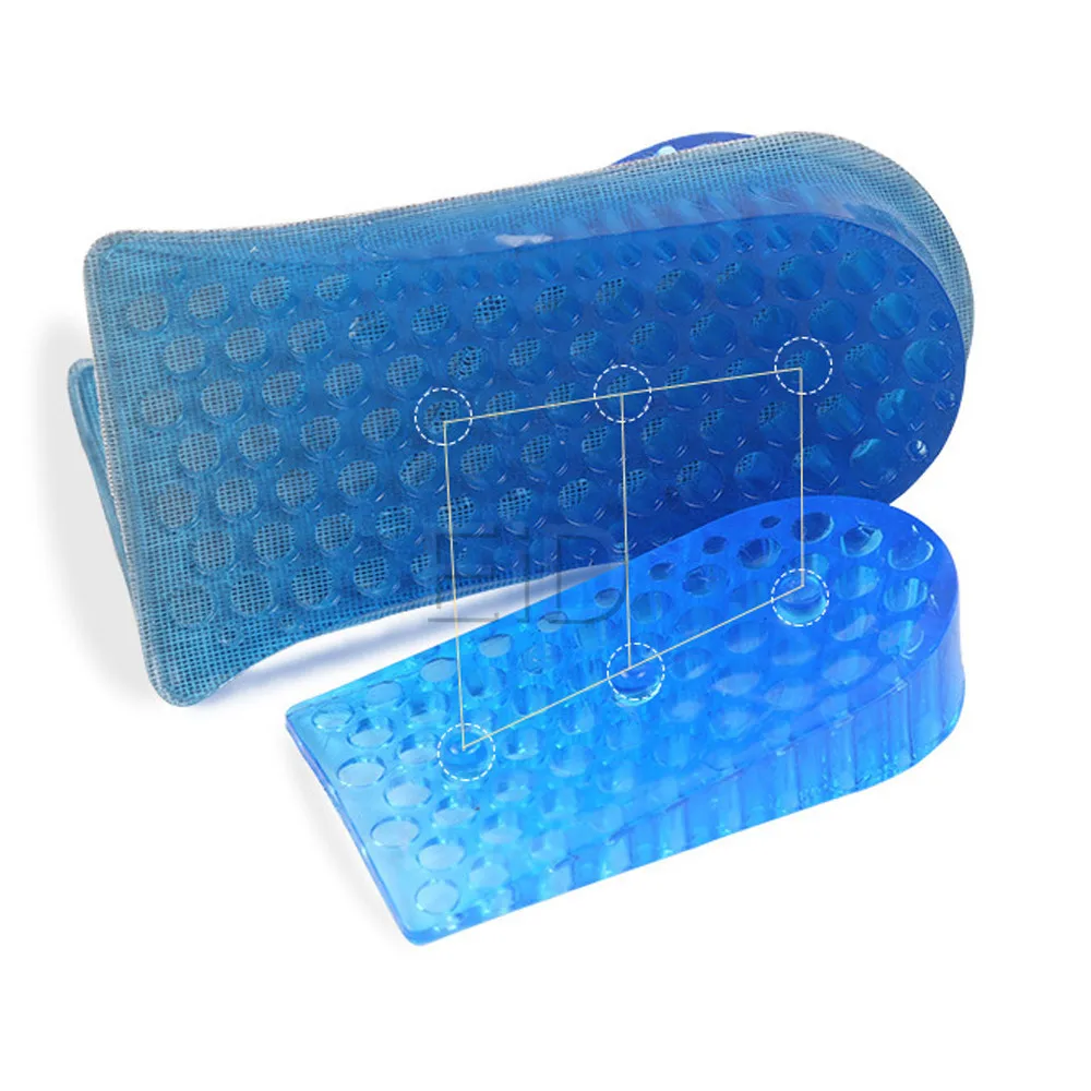 EiD Height Increase Half Shoes Pads for Men Women Insoles Lift Taller Silicone Gel Heel Cup Heighten Increased Up Inserts Pad