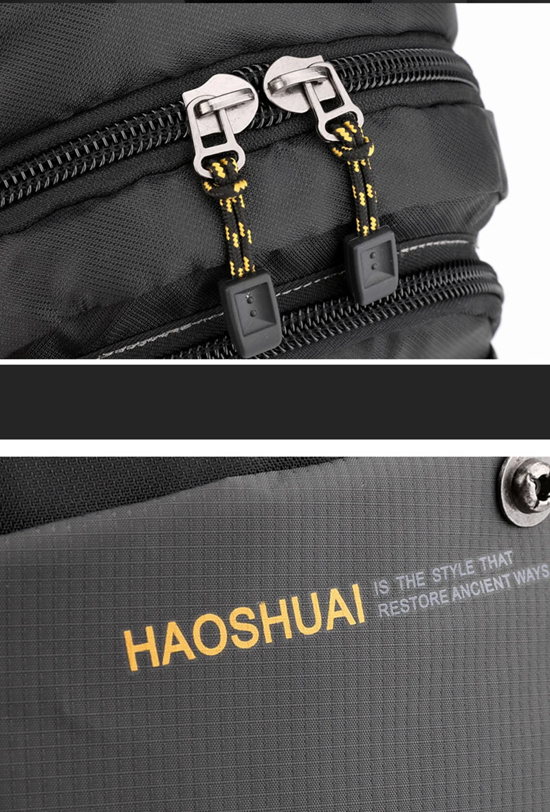 Männer Kleine Rucksack Rucksack Messenger Cross Body Brust Taschen Mehrzweck Military Reise Nylon Männlichen Mode Daypack Rucksack – Detail 11