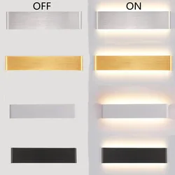 LED Wall Lamp 28W 32W 2.4G Bluetooth APP Control Wall Light AC170-245V Dimmable Modern Sconce Bedside Light Indoor Lighting