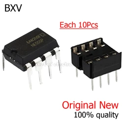 20PCS/LOT New NE555 NE555P NE555N 555 Timers DIP-8 8 Pin DIP Sockets /SOP-8 SMD NE555DR IC BXV