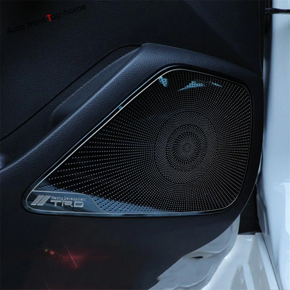 

Stainless Steel Car Door Speaker Frame Sound Audio Panel Decor Cover Trim For Toyota Corolla 2019 - 2025 Accessories Interior