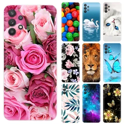 For Samsung A32 4G Case Cover 6.4'' A325F Cute Silicone TPU Back Phone Cover for Samsung Galaxy A32 5G 6.5'' A 32 2021 bumper