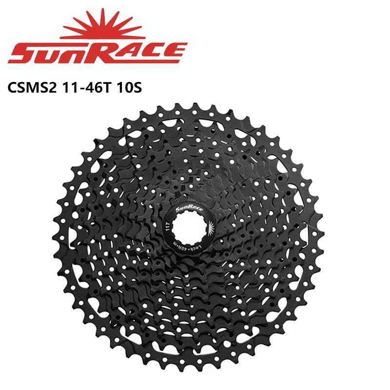 SunRace CSMX3 CSMS1 CSMS2 CSMS3 CSRX0 10s Cassetta Bici Ruota Libera Pignone Cassetta Bicicletta 11-25T 11-36T 11-40T 11-42T 11-46T