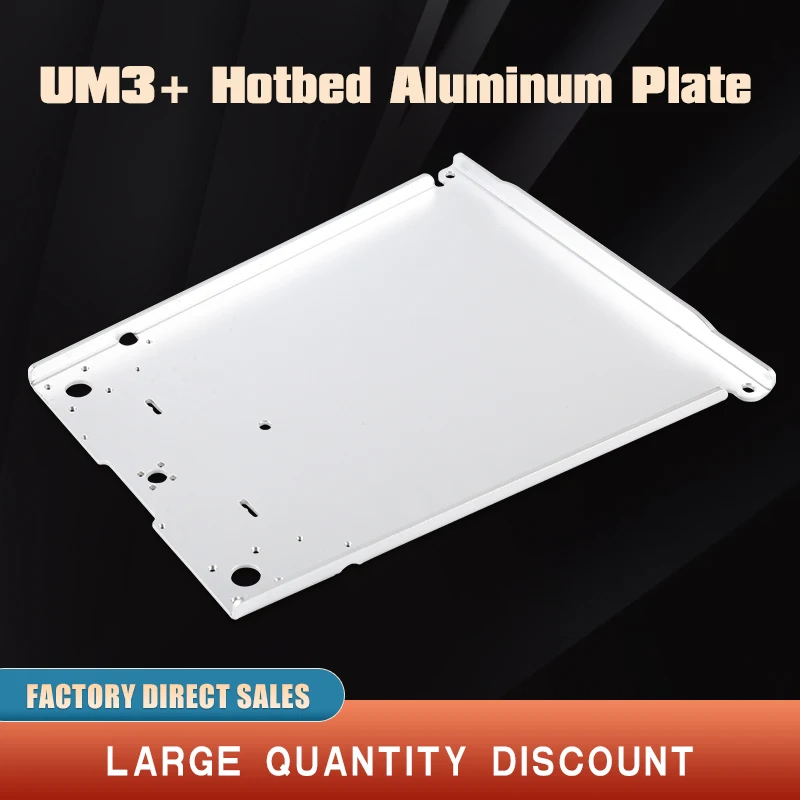 UM2+ 3+ UM2 Extended 3D Printer Parts Z Table Aluminum Heated Hot Bed Plate Wholesale Price