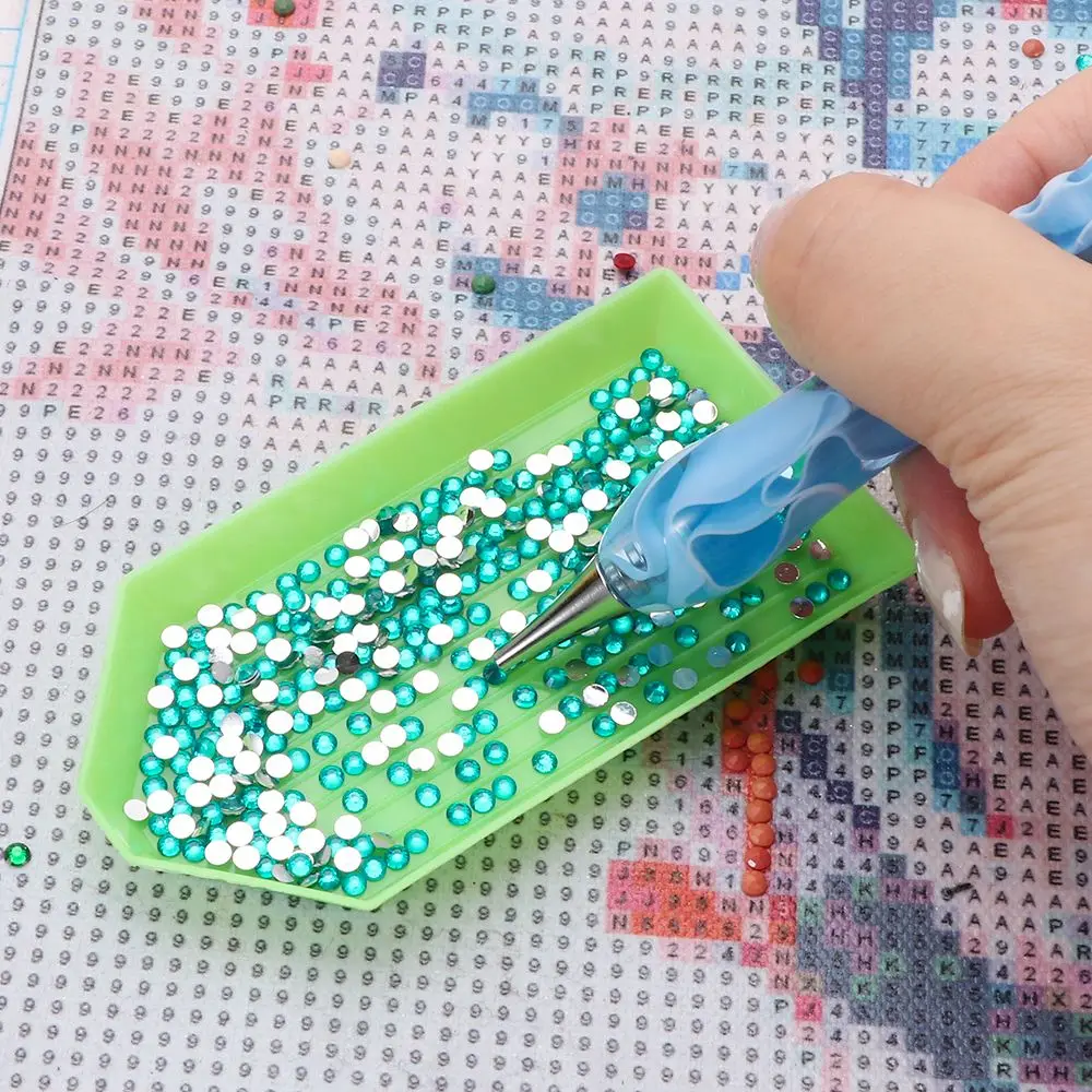 الفن الخياطة اكسسوارات عبر غرزة التطريز الراتنج الماس اللوحة القلم الراتنج القلم نقطة الحفر القلم سبيكة استبدال رؤساء القلم #4