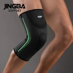 JINGBA SUPPORT Sport Fitness knee brace support Protective gear knee pads Elastic Basketball knee protector Volleyball joelheira