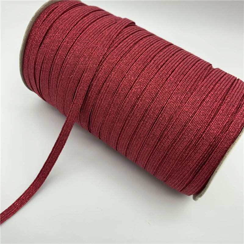 Metallic Color Elastic Ribbon for Sewing Accessories