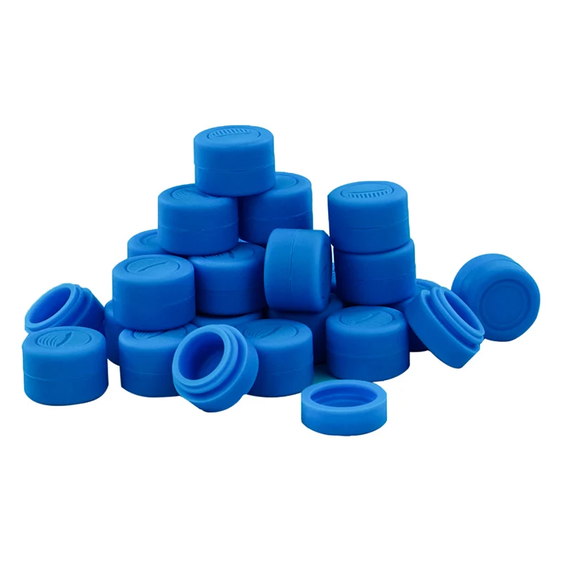 100pcs 3ml Silicone Wax Oil Container Storage Slick Box Concentrate Tank