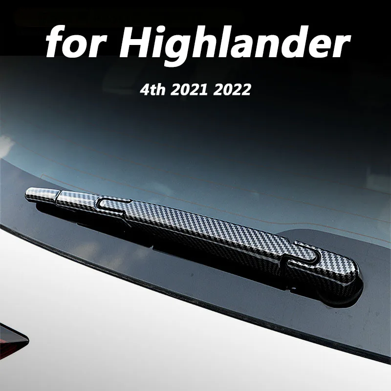 

Для Toyota Highlander 4th 2021 2022 аксессуары для внешнего украшения автомобиля, задний стеклоочиститель из АБС-пластика, защита