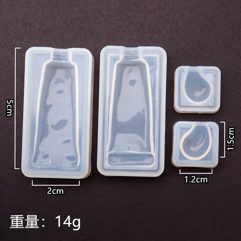 Abrasives Epoxy Resin Mold Jewelry Pigment Toothpaste Epoxy Mold Handmade Making Silicone molds for crafts for resin art diy