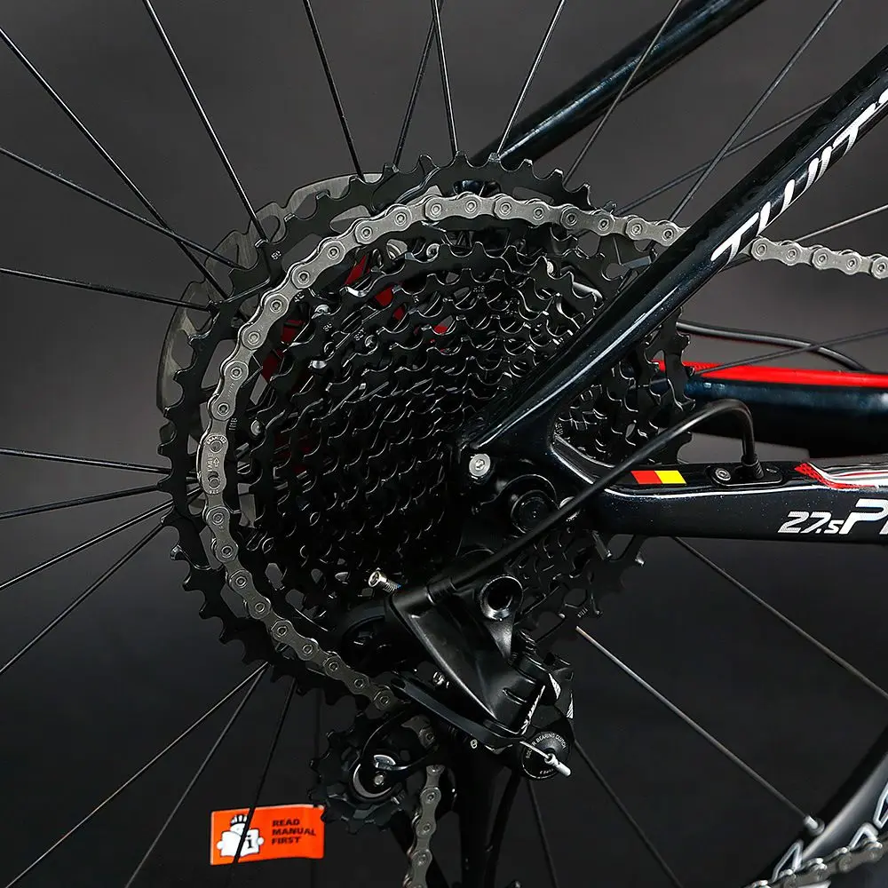 SRAM-12 سرعة ألياف الكربون دراجة هوائية جبلية الثعلب الغاز شوكة خفيفة جدا الكربون عجلة دراجة هوائية جبلية