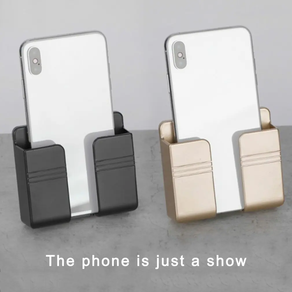 Organizzatore a parete condizionatore d'aria TV scatola di immagazzinaggio per telecomando supporto per spina per telefono cellulare supporto di ricarica USB multifunzione