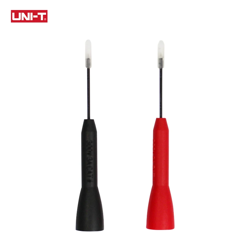 UNI-T-Non-Destructive Multímetro Probe Testing Needle, UT-C30, Pin de aço inoxidável para Test Lead, 2mm