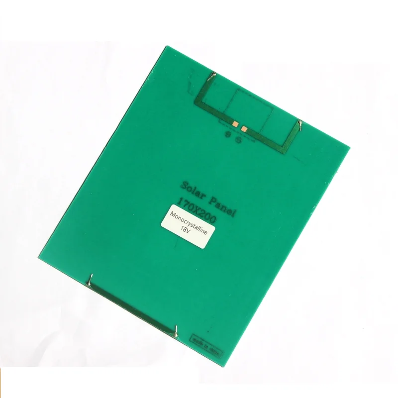 BUHESHUI PET 6 واط 18 فولت لوحة طاقة شمسية أحادية السيليكون الصف خلية شمسية ل 12 فولت شاحن بطارية 200*170 مللي متر