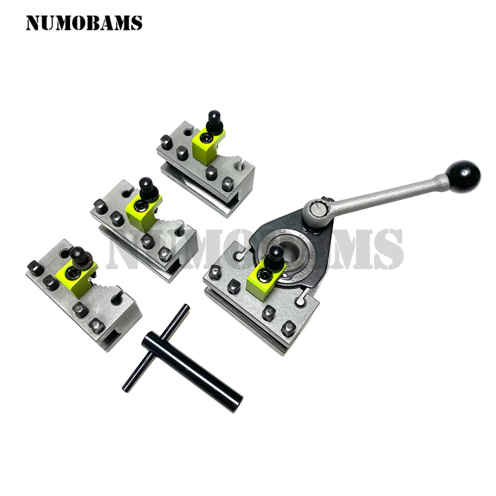 NUMOBAMS 45 # الصلب غرامة طحن Aa تغيير سريع أداة حامل ل 120-220 سوينغ على السرير مخرطة WM180 WM210 آلة الناقل