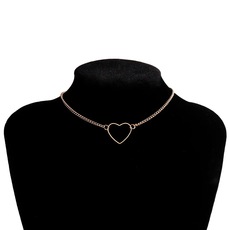 Aihua Mode schöne Mädchen Schlüsselbein Kette Liebe Herzen Halsketten & Anhänger für Frauen prägnante ol Halsketten Geburtstags geschenke – Detail 13