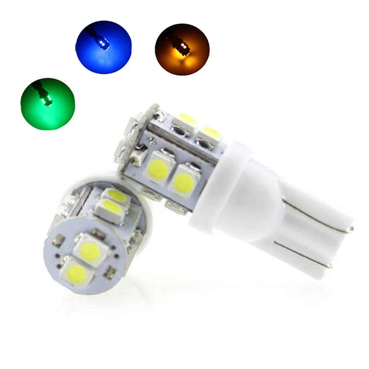 2pcs/lot White 10-SMD LED Car T10 168 194 W5W 1210 Side Wedge Light Lamp Bulb