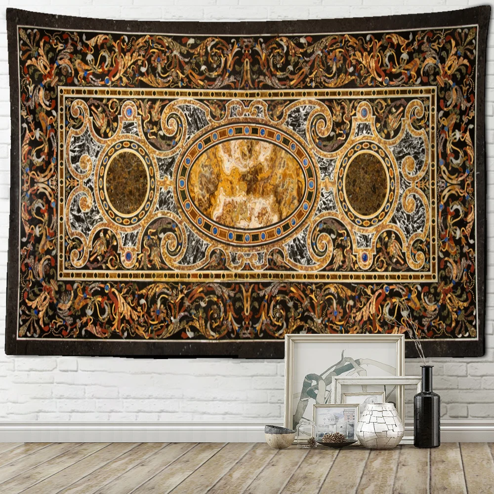 Persian Carpet Tapestry Wall Hanging Bohemian Style Hippie Tarot Astrology Mandela Crafts TAPIZ Room Decor