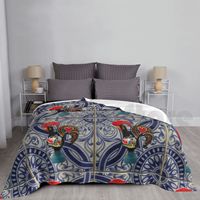 Portugal Art , Galo De Barcelos Blanket For Sofa Bed Travel Portugal Portuguese Azores Azorean Madeira Galo