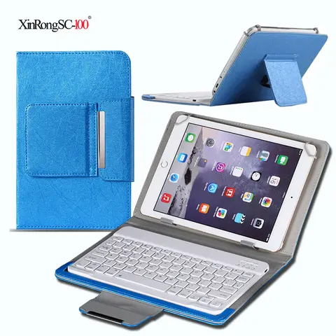 For Alcatel ONETOUCH ONE TOUCH Pixi 3/3T 1T 10 8082/POP 4/A3 4G 10.1" Tablet Removable Wireless Bluetooth Keyboard Case Cover