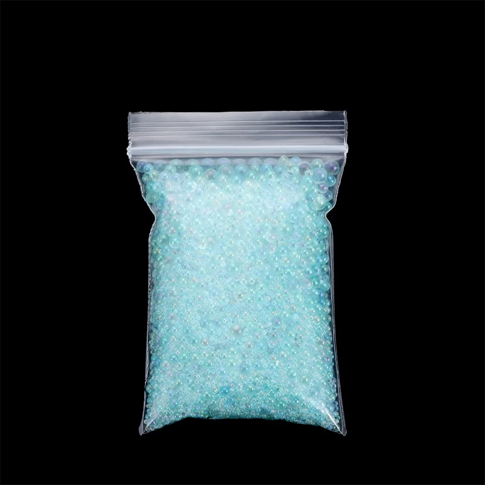 10-20g Mini Bubble Ball Beads Tiny Crystal Glass Bead For Silicone Mold UV Resin Epoxy Filler Resin Filling DIY Nail Art Decor