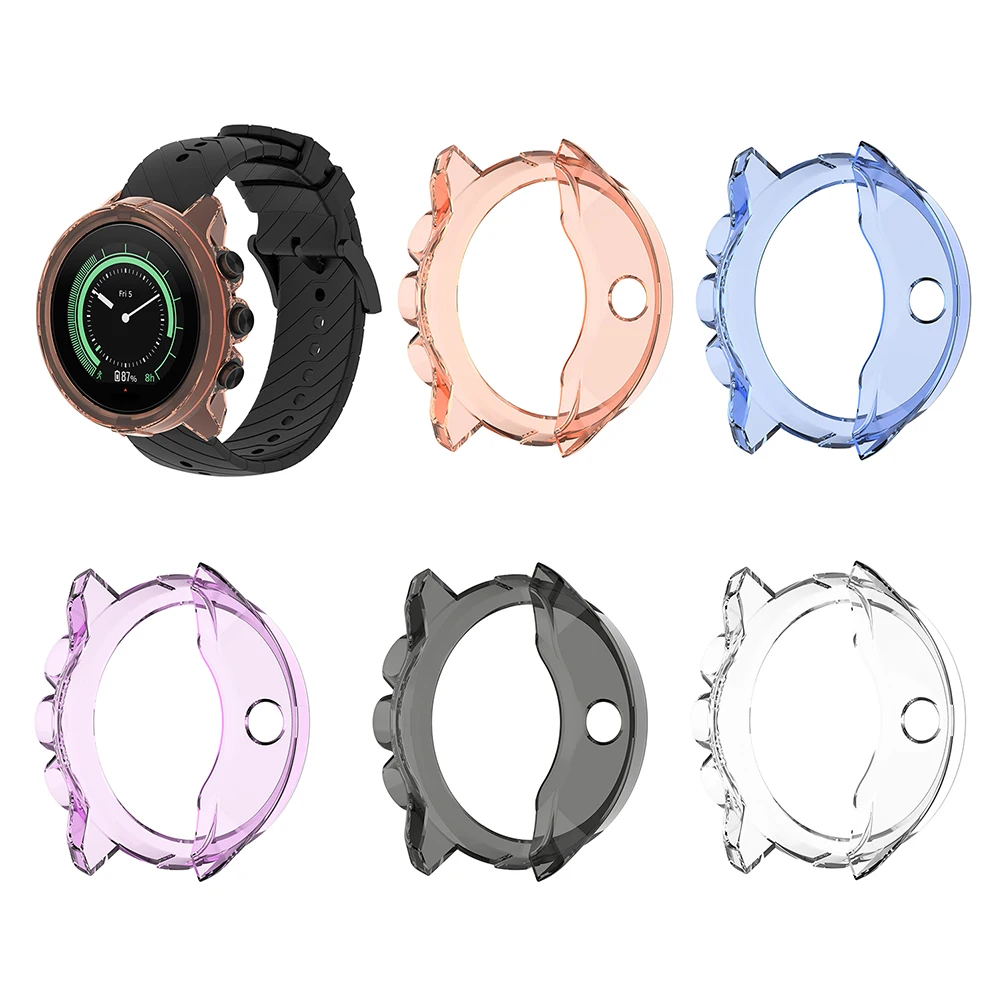 Cangkang penutup pelindung untuk Suunto 9 / 9 Baro / Spartan Sport Wrist Hr Baro Clear TPU Case Smart Accessories Bumper bingkai