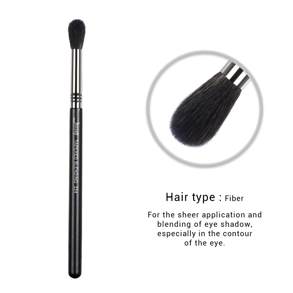 Jessup Small Tapered Blending Eye Single Makeup Brush 1pc Fibre Hair Eye Shadow Contour Professional Beauty Cosmetic Tool 224