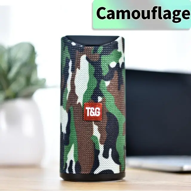 TG-113 Bluetooth Speakers Portable True Wireless Sound Box Waterproof Loudspeaker Mini Column Music Bass Outdoor Speaker